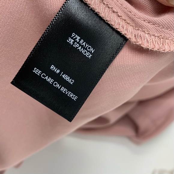 NEW TORRID DUSTY PINK STRETCH CHALLIS FAVORITE TUNIC TEE - Picture 10 of 13